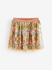 Multi Floral Sequin Skirt (3-16yrs) - Image 5 of 6