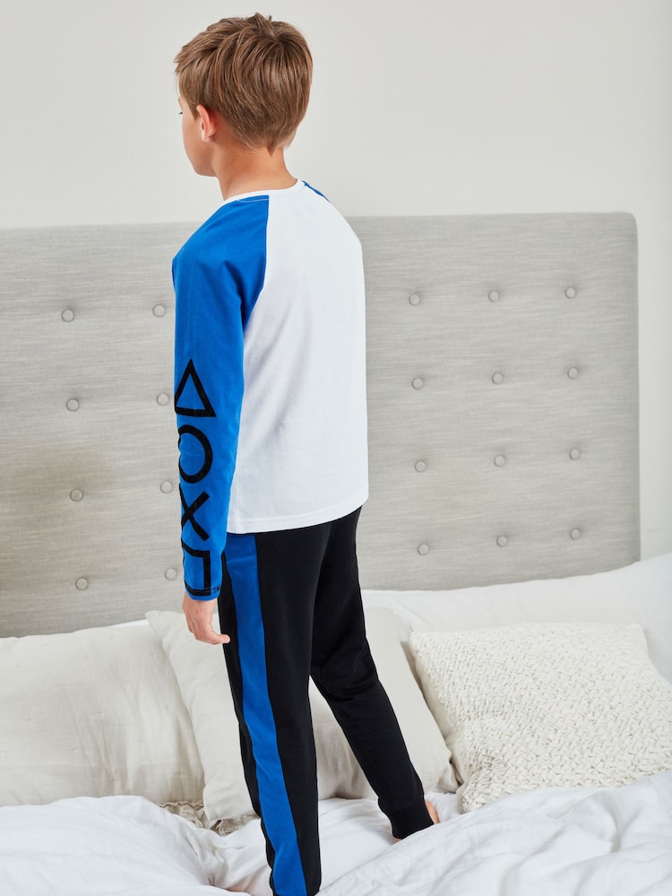 Blue PlayStation Pyjamas 2 Pack (3-16yrs) - Image 2 of 9