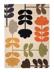Orla Kiely Natural Cut Stem Rug - Image 2 of 4