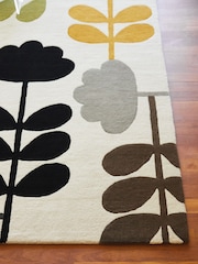 Orla Kiely Natural Cut Stem Rug - Image 4 of 4