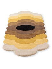 Orla Kiely Yellow Optical Flower Rug - Image 3 of 4
