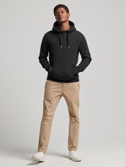 Noir - Sweat à capuche brodé Superdry coton vintage à logo - Image 2 of 3