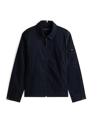 Tommy Hilfiger Blue Performance Water Repellent Tech Shirt Jacket - Image 5 of 5