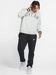 Nike Black Club Joggers - Image 6 of 8