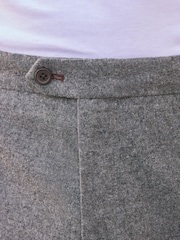 Grey Donegal Relaxed Tapered Nova Fides Formal Trousers - Image 4 of 9