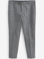 Grey Donegal Relaxed Tapered Nova Fides Formal Trousers - Image 7 of 9