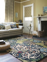 Morris & Co. Ink Blue Seaweed Rug - Image 1 of 4