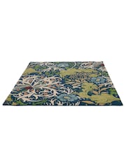 Morris & Co. Ink Blue Seaweed Rug - Image 3 of 4