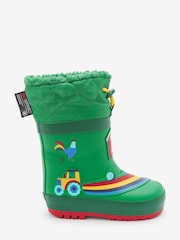 Green Cuff Wellies - Image 1 of 6