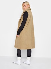 PixieGirl Petite Brown Longline Gilet - Image 2 of 4