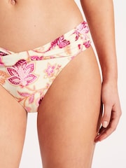 Pink - Seafolly – Collective – Mini-Bikini-Hüftslip aus Nylon mit Knotendesign, Schwarz - Bild 4 von 4