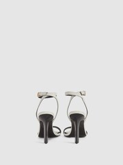 Reiss Off White Ada Strappy Heel Sandals - Image 5 of 8