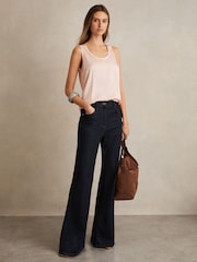 Reiss Nude Riley Silk Front Vest - Image 1 of 6