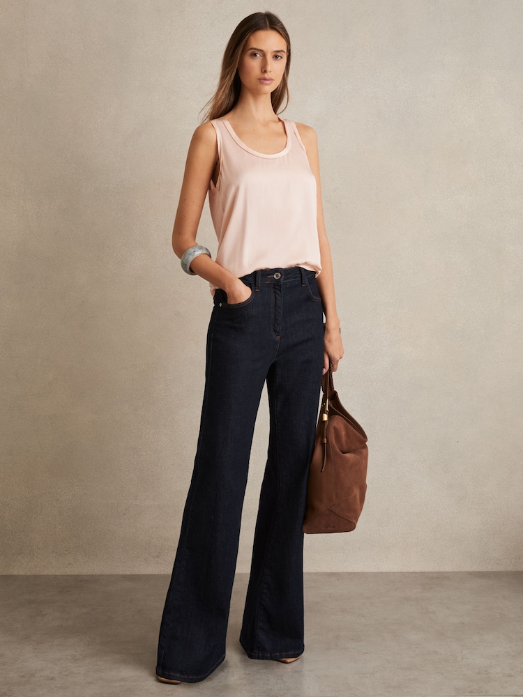 Reiss Nude Riley Silk Front Vest - Image 1 of 6