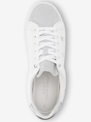 Weiß/Silberfarben - Forever Comfort® Turnschuhe mit besticktem Stern - Bild 5 von 6
