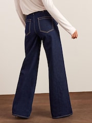 Rinse Blue Tailored Wide Leg Jeans - Image 2 of 4