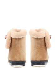Pavers Beige Pavers Black Wide Fit Slipper Boots - Image 5 of 5