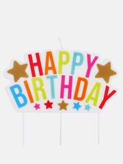 Party Pieces Natural Pack of 2 Shooting Star Candles - Image 2 of 2