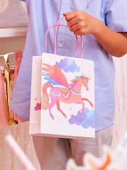 Party Pieces Pink Pack of 12 Unicorn Fairy Princess Party Treat Bags - Image 1 of 2