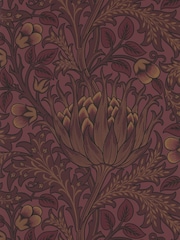 Morris & Co. Purple Artichoke 10.05M Wallpaper - Image 2 of 2