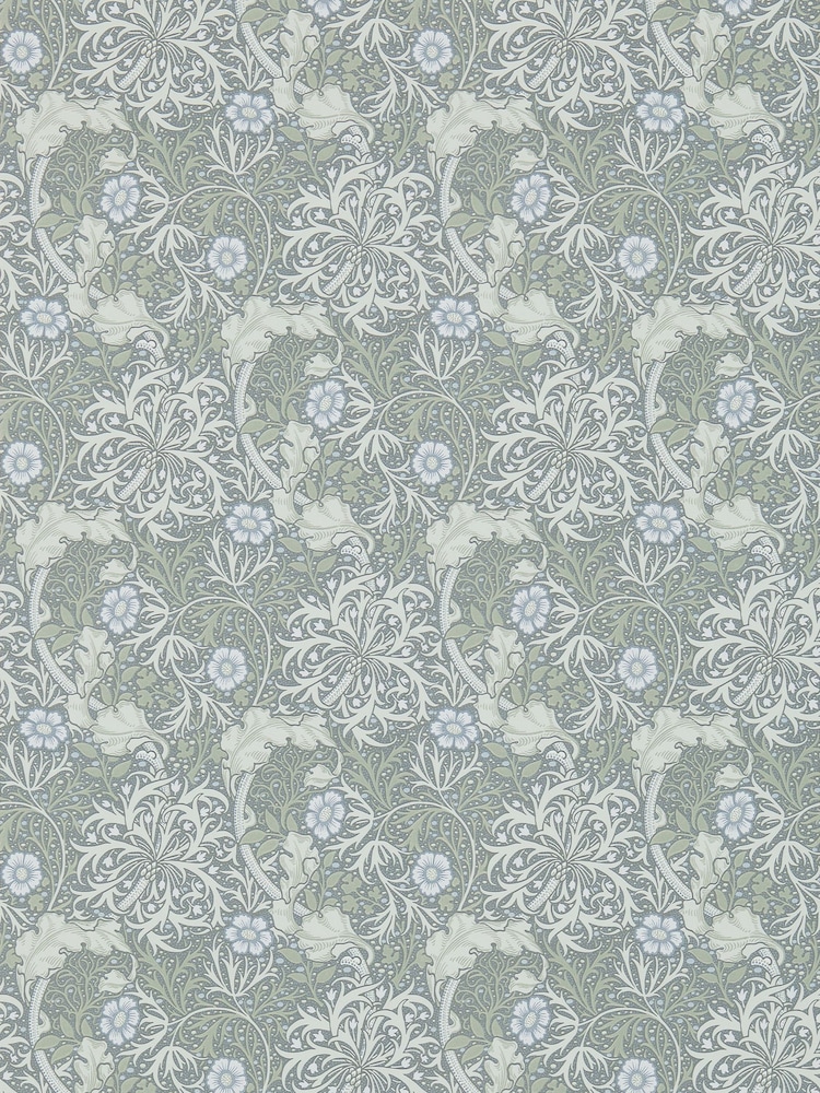 Morris & Co. Silver Seaweed 10.05M Wallpaper - Image 1 of 1