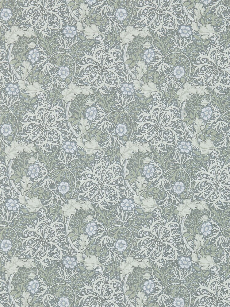 Morris & Co. Silver Seaweed 10.05M Wallpaper - Image 2 of 2