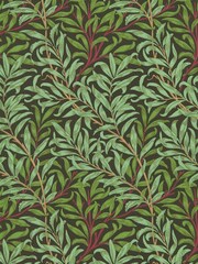 Morris & Co. Green Willow Bough 10.05M Wallpaper - Image 1 of 1