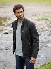 Lakeland Leather Black Hamish Leather Jacket - Image 2 of 8