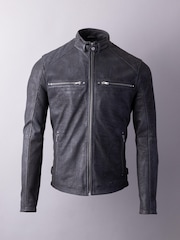 Lakeland Leather Black Hamish Leather Jacket - Image 7 of 8