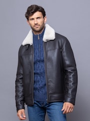 Lakeland Leather Brown Spitfire Sheepskin Aviator Jacket - Image 1 of 6