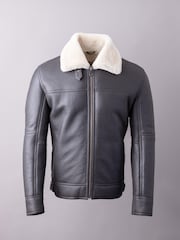 Lakeland Leather Brown Spitfire Sheepskin Aviator Jacket - Image 6 of 6