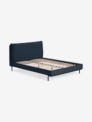 MADE.COM Navy Harlow Bed Frame in Velvet - Image 2 of 3