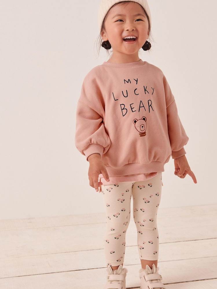 Pink Top and Legging Set (3mths-7yrs) - Image 1 of 7