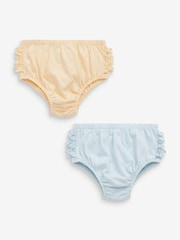 Limona rumena/modra - Frill Knickers 2 komplet (0mths-2yrs) - Slika 2 iz 2