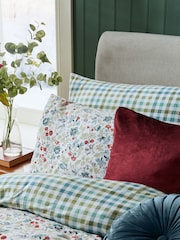 Laura Ashley Ruby Red Square Nigella Cushion - Image 2 of 3