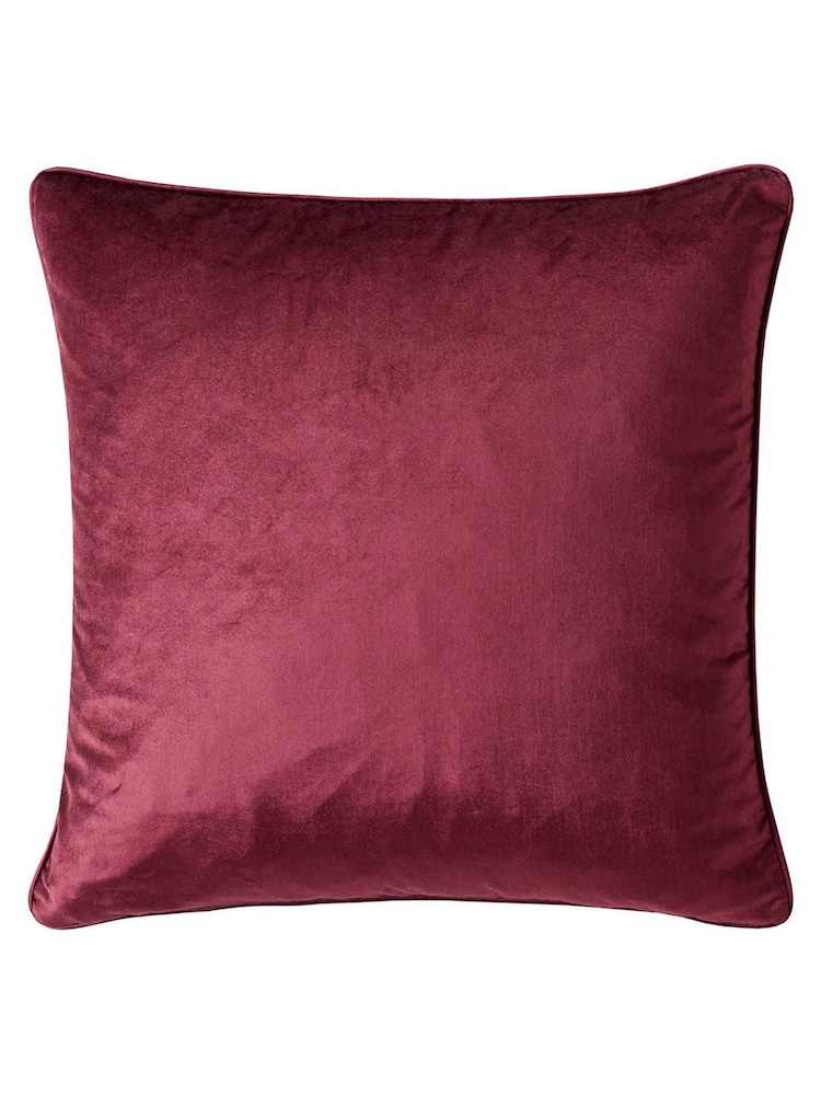 Laura Ashley Ruby Red Square Nigella Cushion - Image 3 of 3