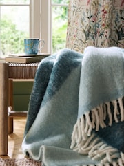 Laura Ashley Seaspray Blue Bronwen Throw - Image 1 of 4