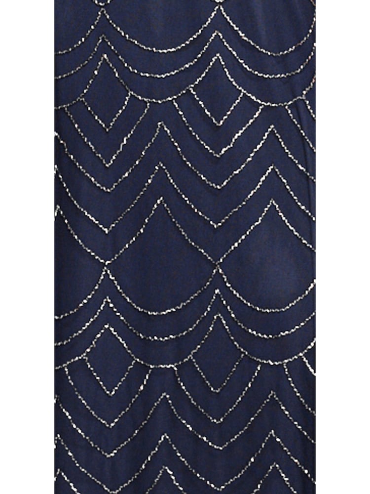 Adrianna Papell Blouson Beaded Dress - Image 4 of 4
