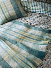 Laura Ashley Newport Blue Colton Check Throw - Image 3 of 5