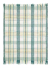 Laura Ashley Newport Blue Colton Check Throw - Image 4 of 5