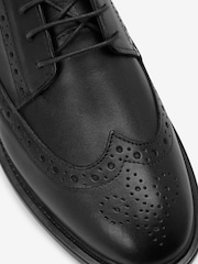 Черный - Кожаные броги на массивной подошве со шнуровкой Forever Comfort® - Image 9 of 9