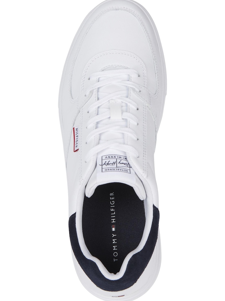 Tommy Hilfiger White Modern Cupsole Trainers - Image 3 of 3