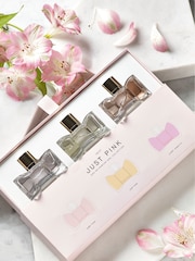 Set of 3 Just Pink 10ml Bow Shaped Perfume Set - Image 1 of 3