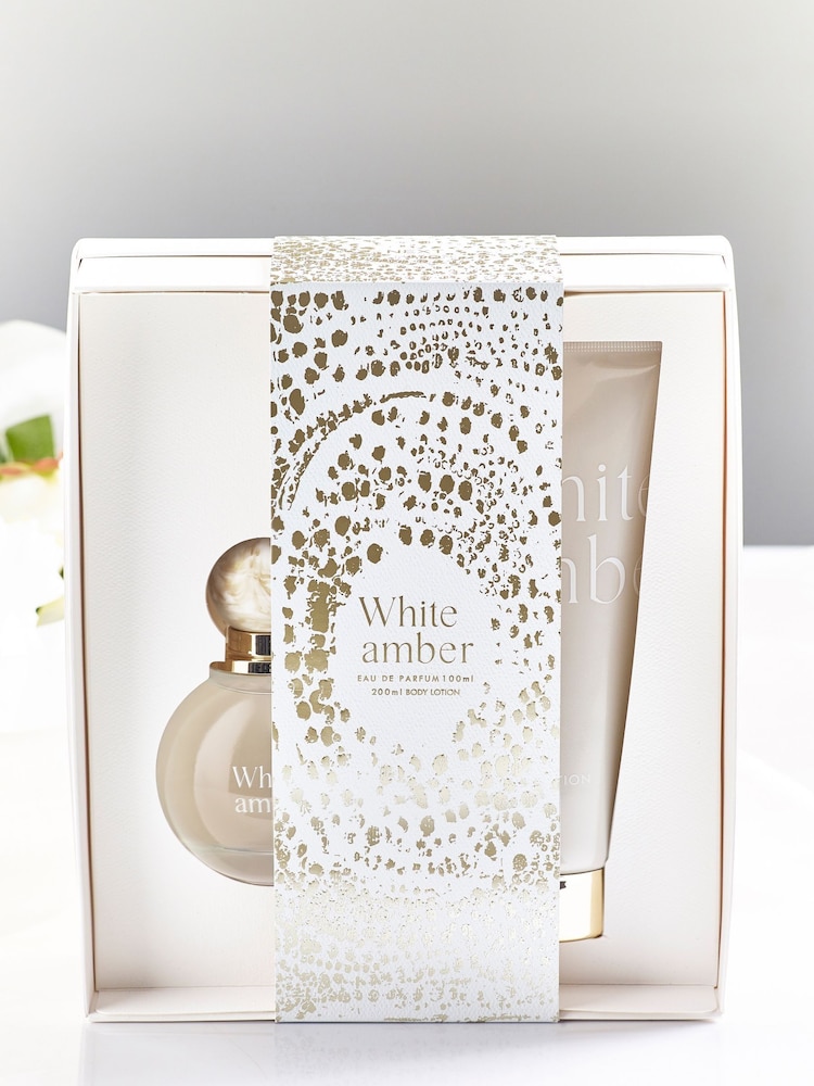 Amber 100ml Perfume and 200ml Body Lotion Gift Set - Image 2 of 3