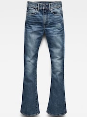 G-Star 3301 Flare Blue Jeans - Image 5 of 7