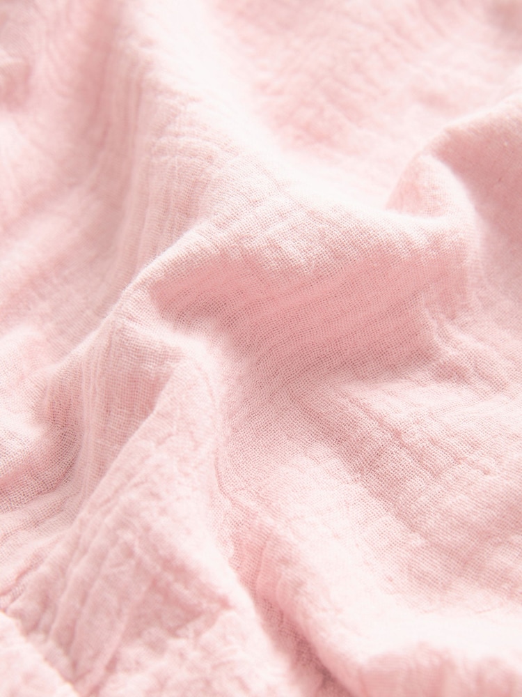 Pink - Overall aus Baumwolle in Knitteroptik - Bild 8 von 8