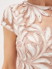Phase Eight Pink Anastasia Tapework Lace Dress - Image 5 of 6
