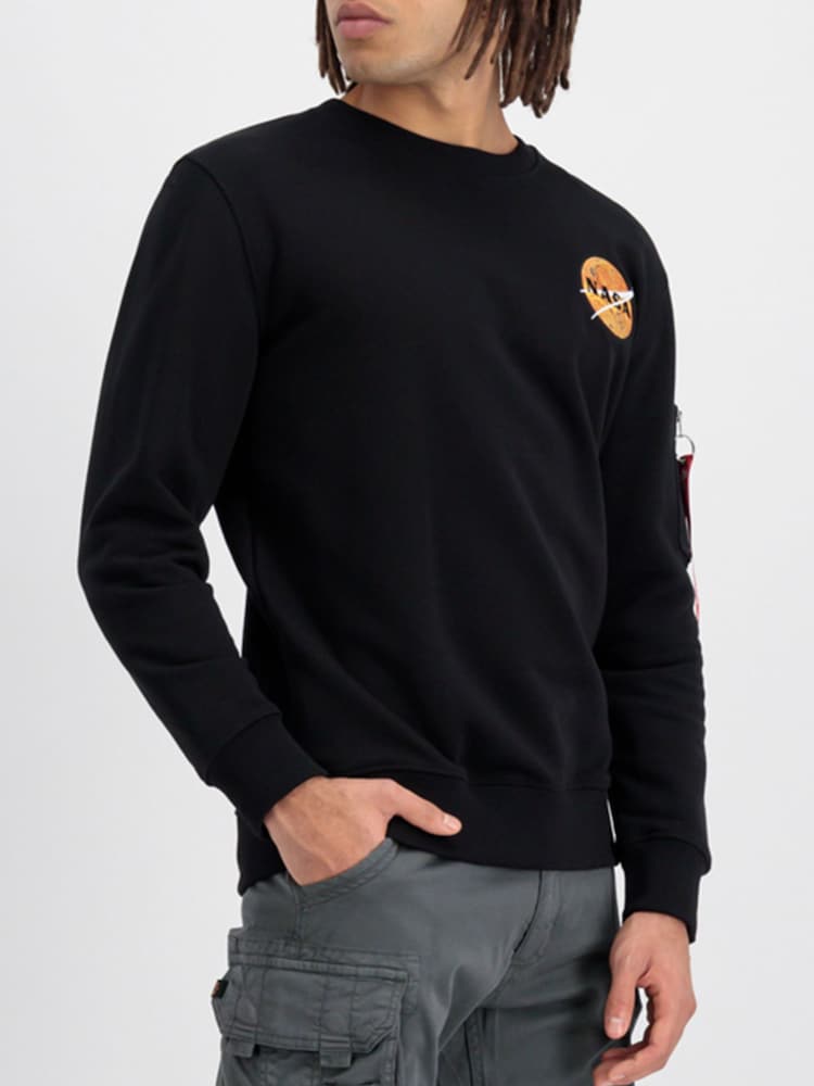 Alpha Industries NASA Davinci 100% Cotton Sweater - Image 1 of 5