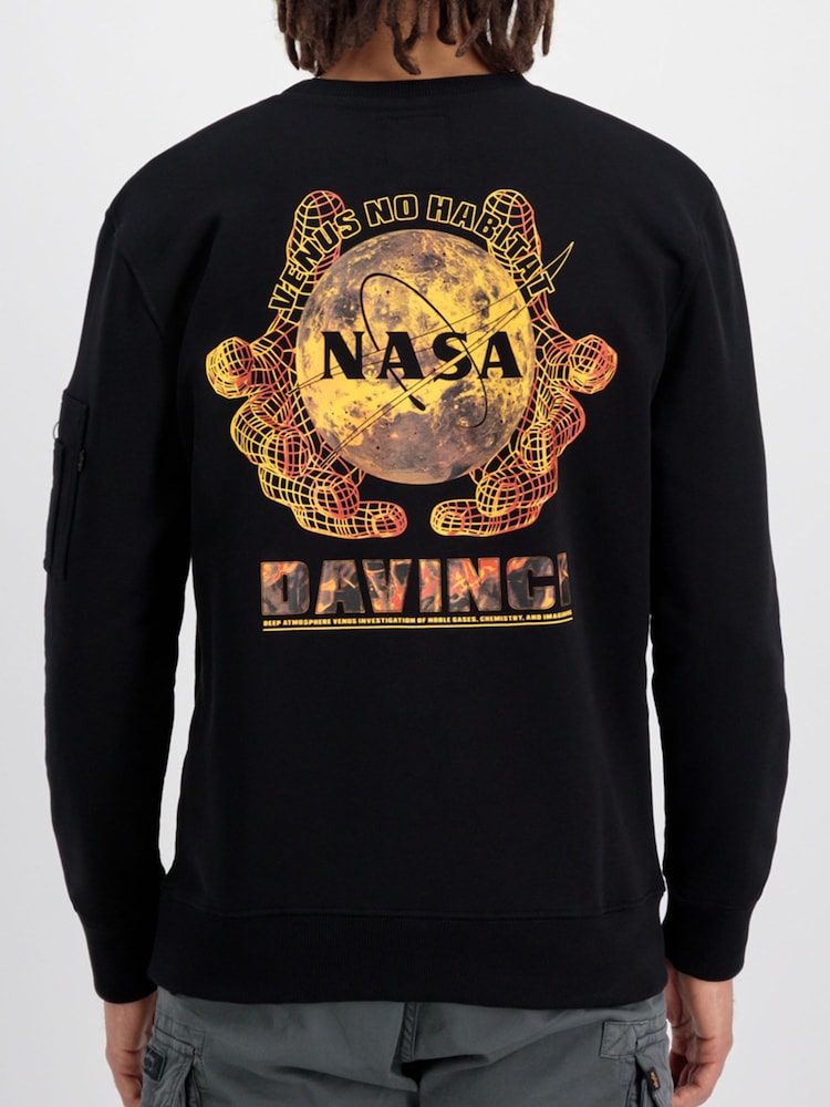 Alpha Industries NASA Davinci 100% Cotton Sweater - Image 2 of 5