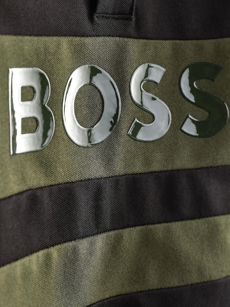 Črna polo majica z logotipom BOSS - Slika 3 iz 3